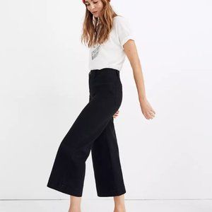 Madewell Emmett Wide-Leg Crop Pants Black - 23